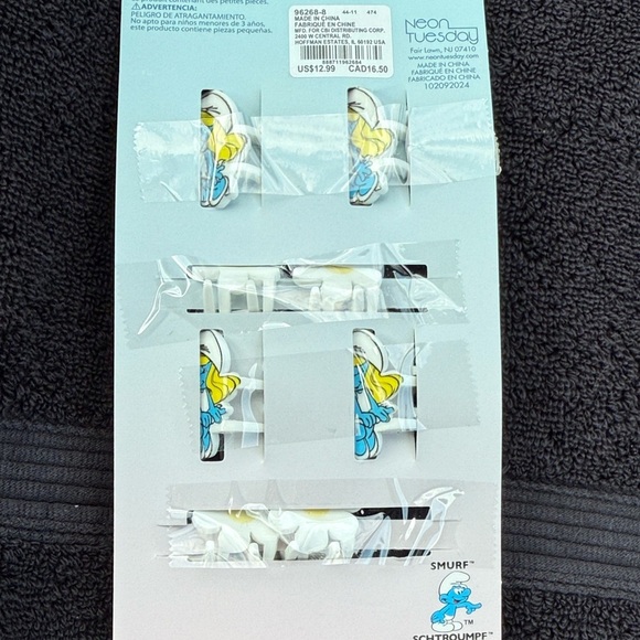 Claire’s The Smurfs Hair Mini Clips Set, 4 Smurfette, 4 Daisies - Picture 6 of 7